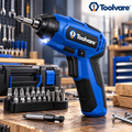 Toolvare™ 3.6V USB-C Rechargeable Cordless Electric Screwdriver with LED Light & Magnetic Bit Holder