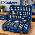 Toolvare™ Professional Impact Drill Bit Set with Multi-Size Hex Shank Screwdriver Bits